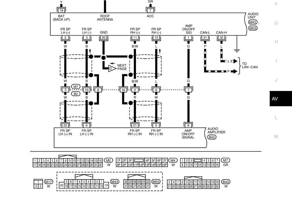 04 Nissan Titan Rockford Fosgate Color Wiring Diagram