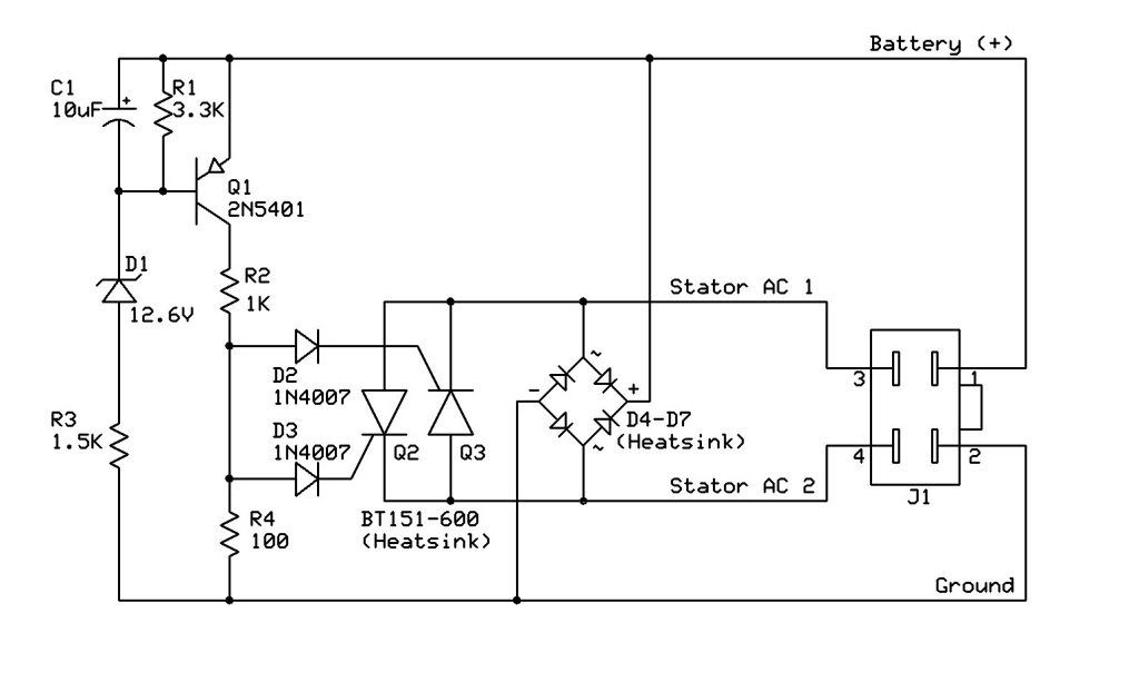 150cc Gy6 Voltage Regulator Wiring Diagram