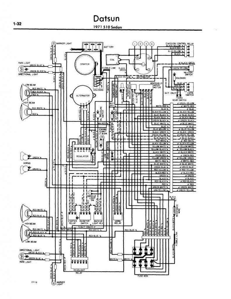 1974 Datsun 620 Wiring Diagram