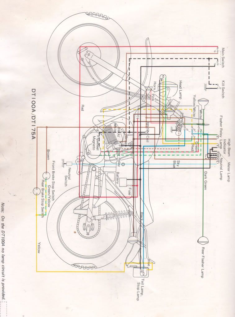 1976 Yamaha Dt175 Wiring Diagram