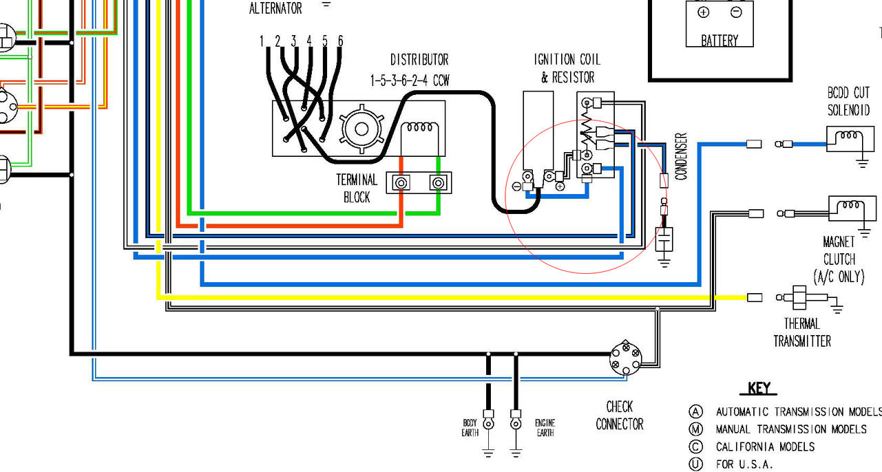 1977 Datsun 280z Wiring Diagram