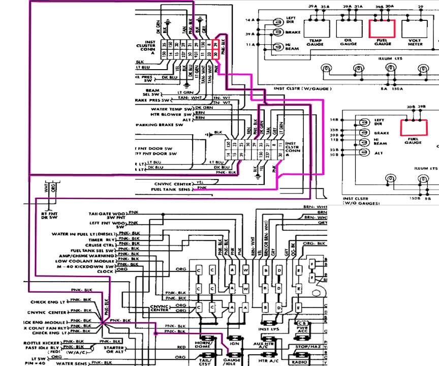 Silverado Instrument Cluster Wiring Diagram - Complete Wiring Schemas