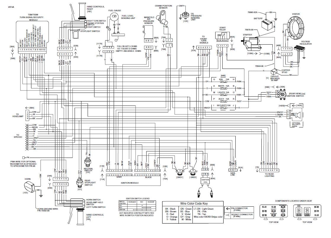Simple Harley Turn Signal Wiring Diagram from schematron.org
