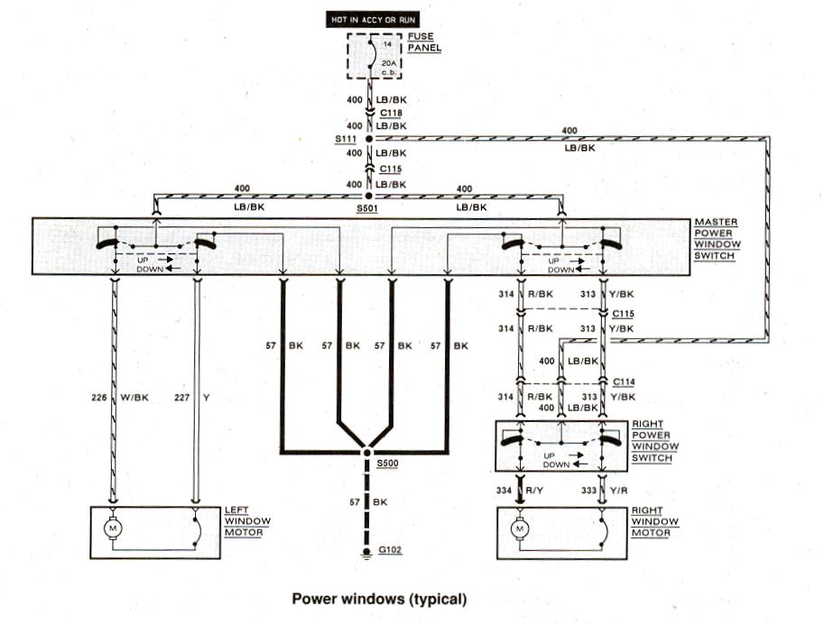 1989 Bronco Eddie Bauer Starting System Wiring Diagram