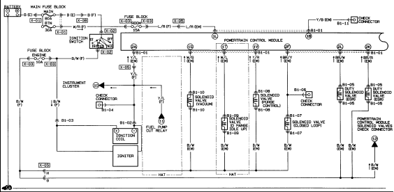 1993 Mazda B2600i Fuel Pump Wiring Diagram