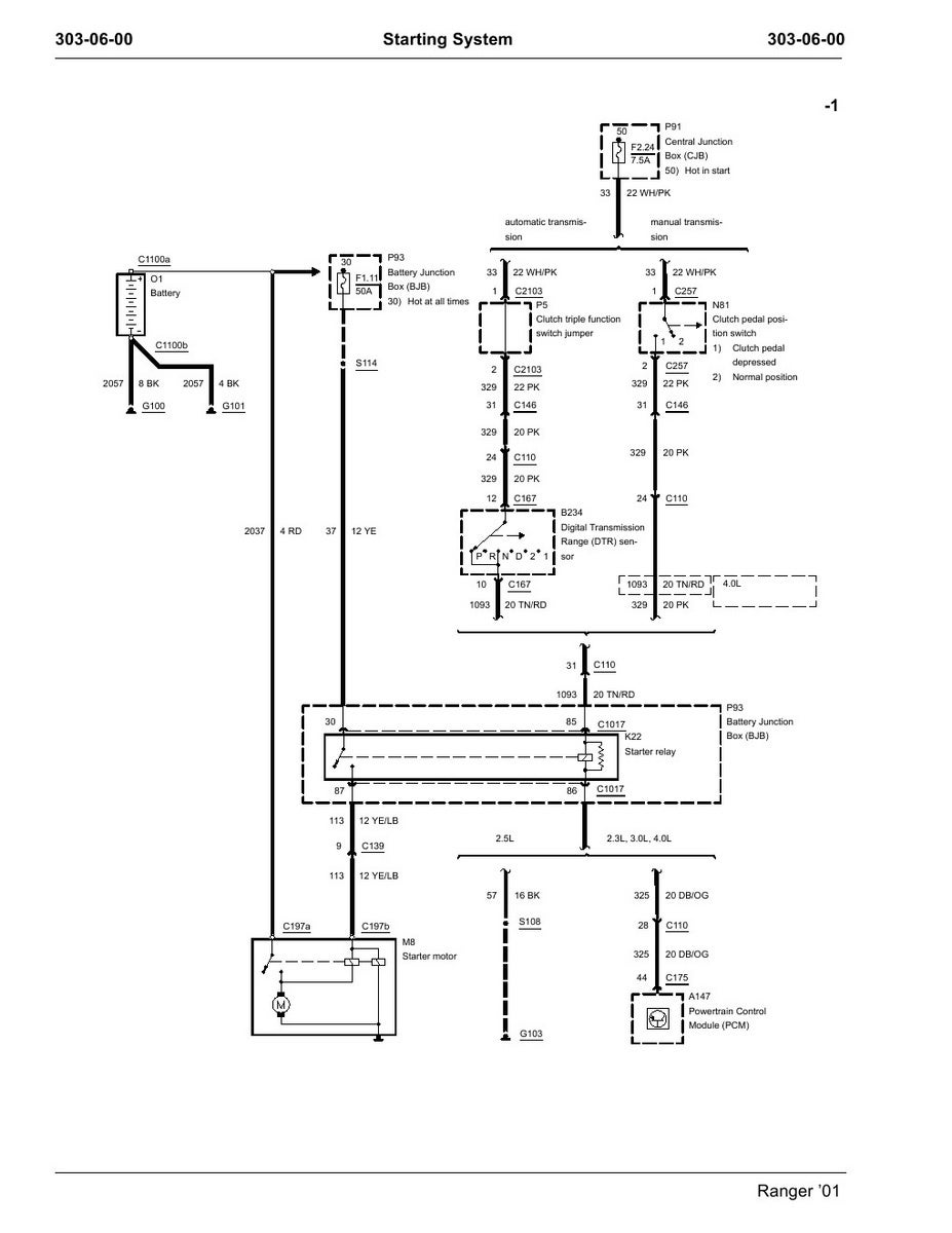 2002 Ford F150 Starter Relay Wiring Diagram 5 4l