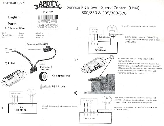2002 Gmc Envoy Wiring Diagram For Splicing In Blower Motor