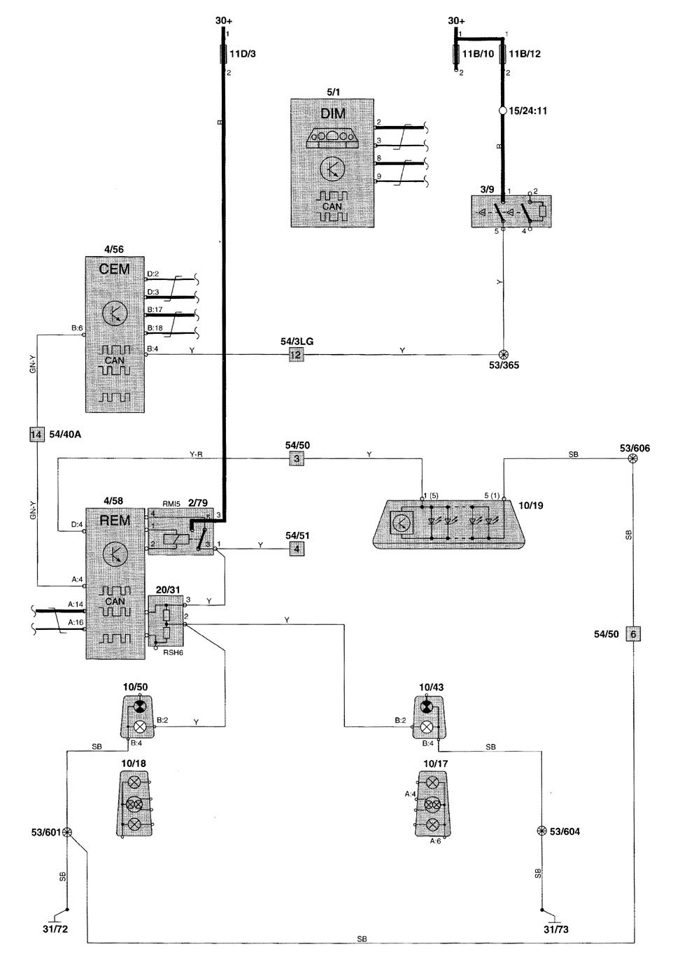 Diagram  2011 Volvo V70 Xc70 S80 Wiring Diagram Service