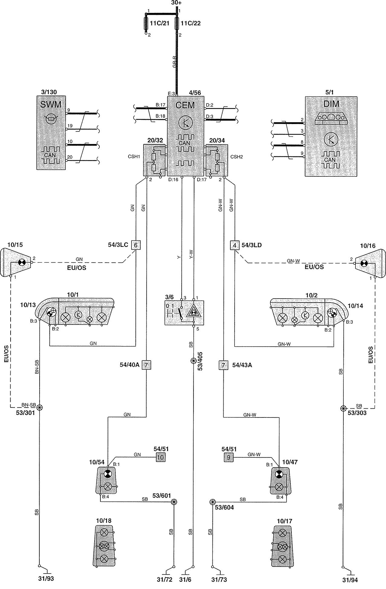 Volvo V70 Wiring Diagram from schematron.org