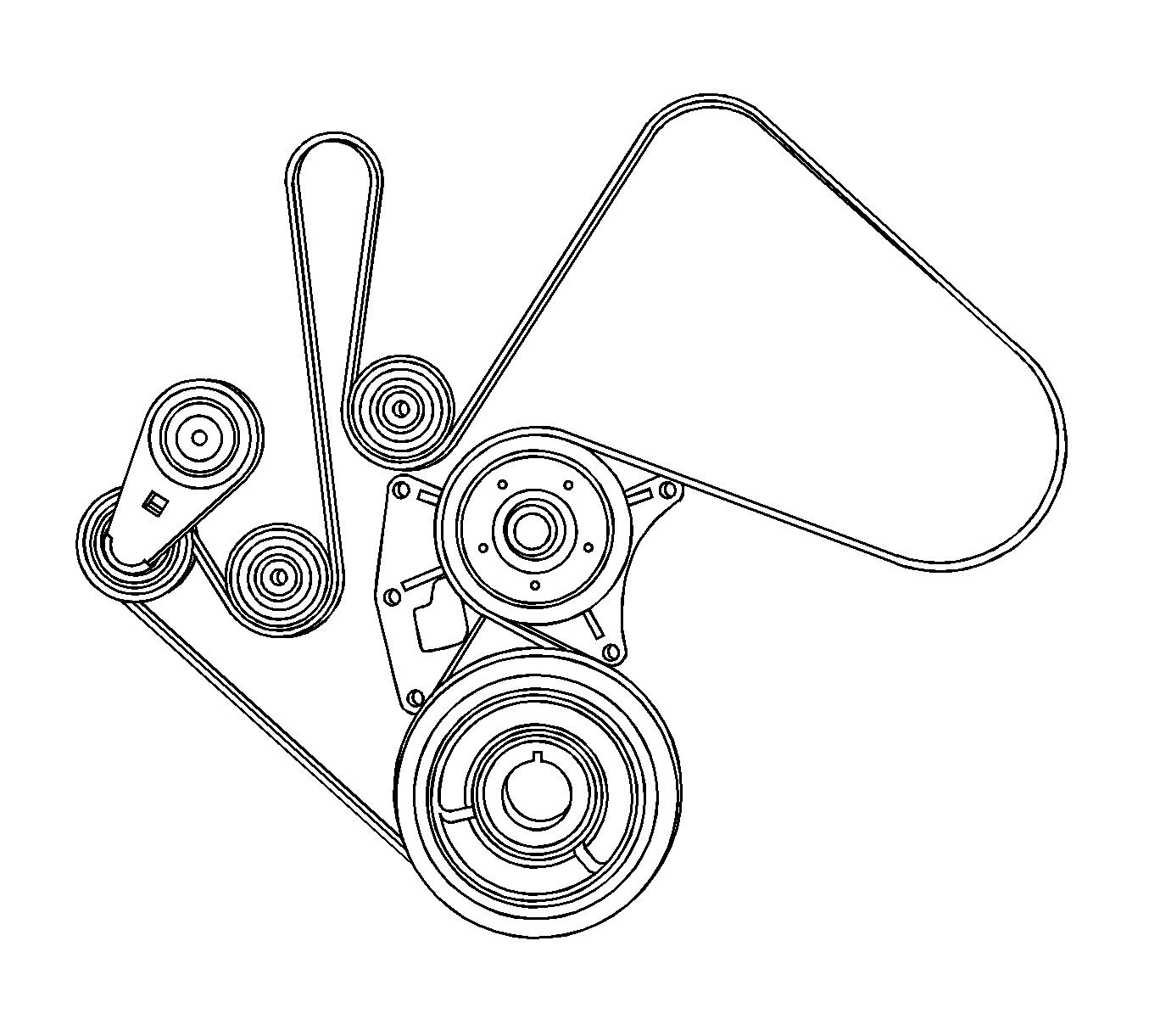 2006 Duramax Belt Routing