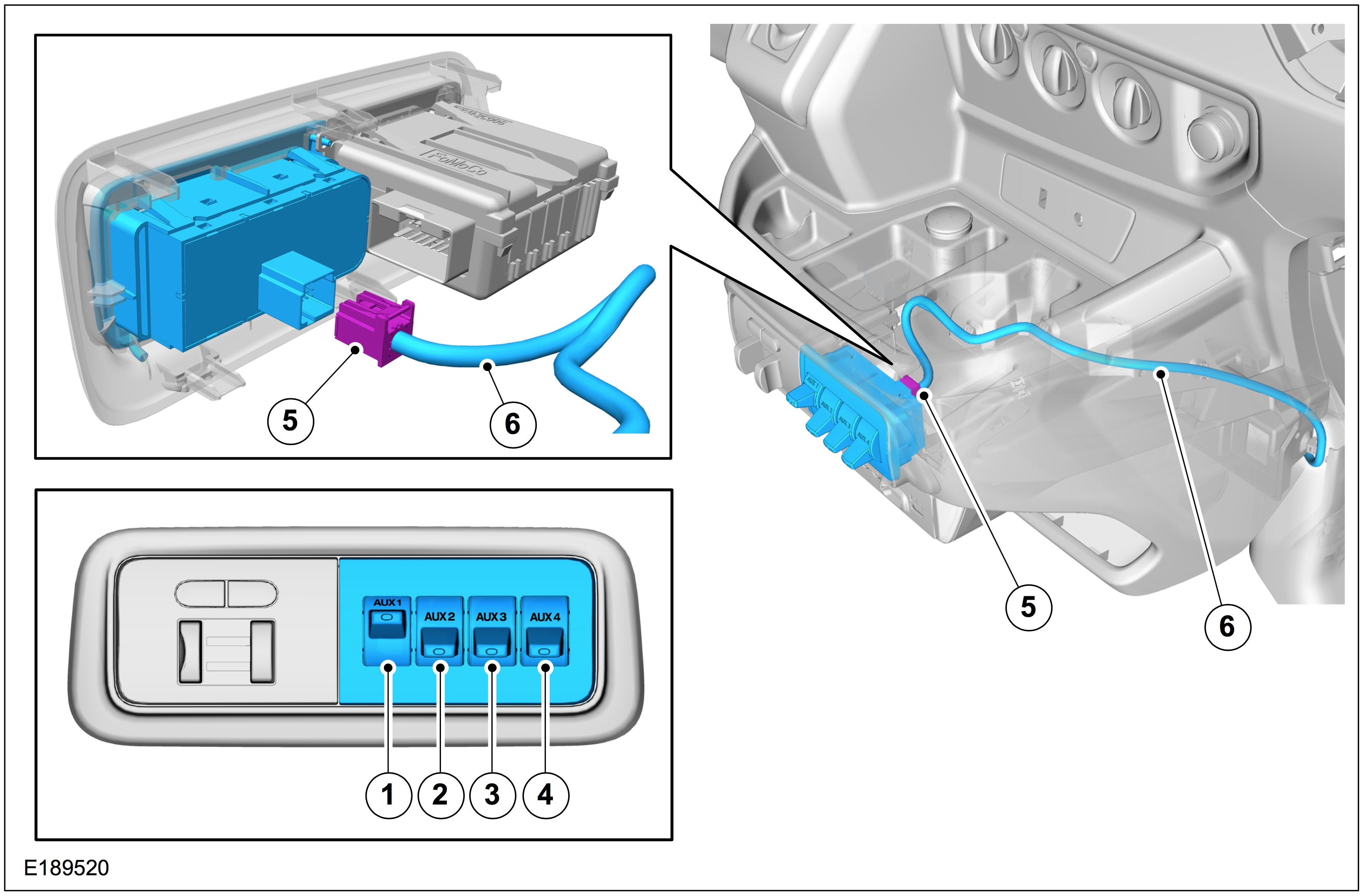 Ford F250 Upfitter Switch Wiring