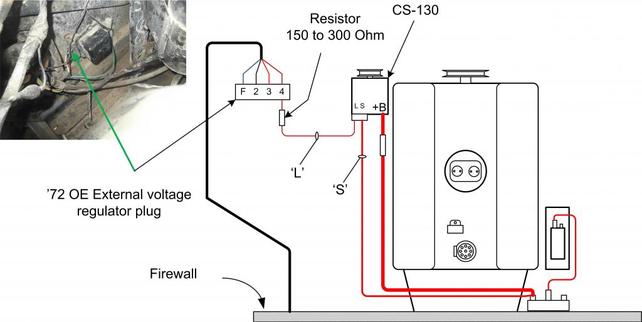 Chevy 1 Wire Alternator Wiring Diagram from schematron.org