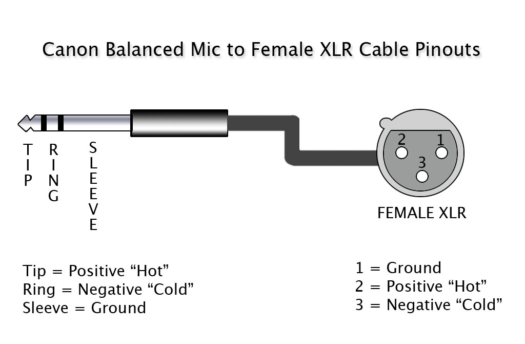 Female Xlr Audio Cable Wiring