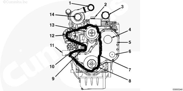 C15 Acert Belt Diagram