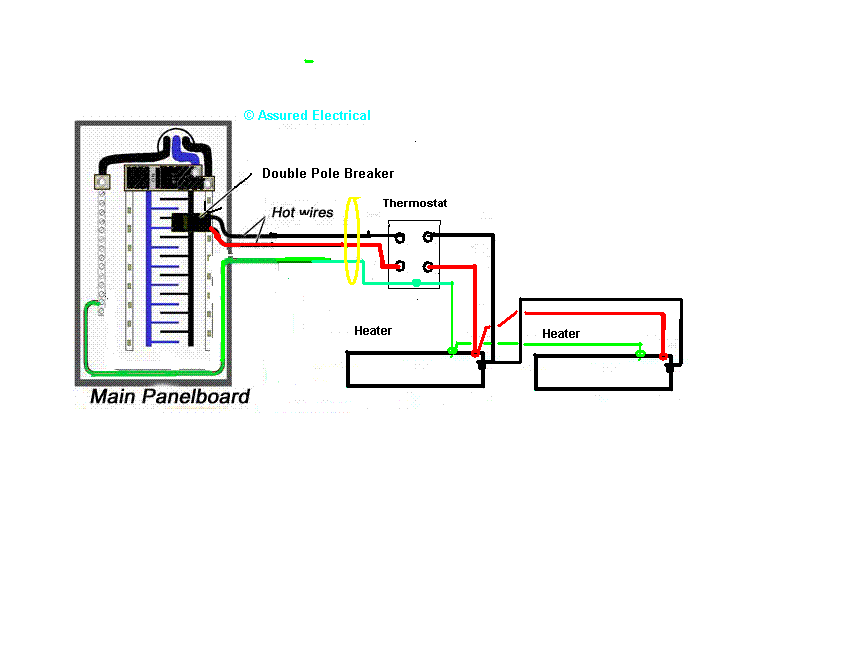 220V Baseboard Heater Wiring Diagram from schematron.org