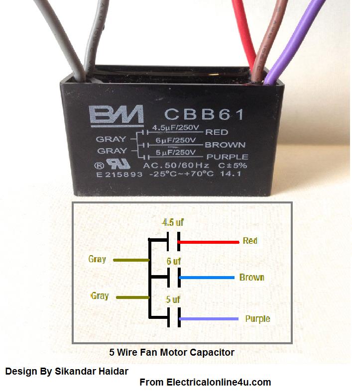 Cbb61 5 Wire Capacitor Diagram