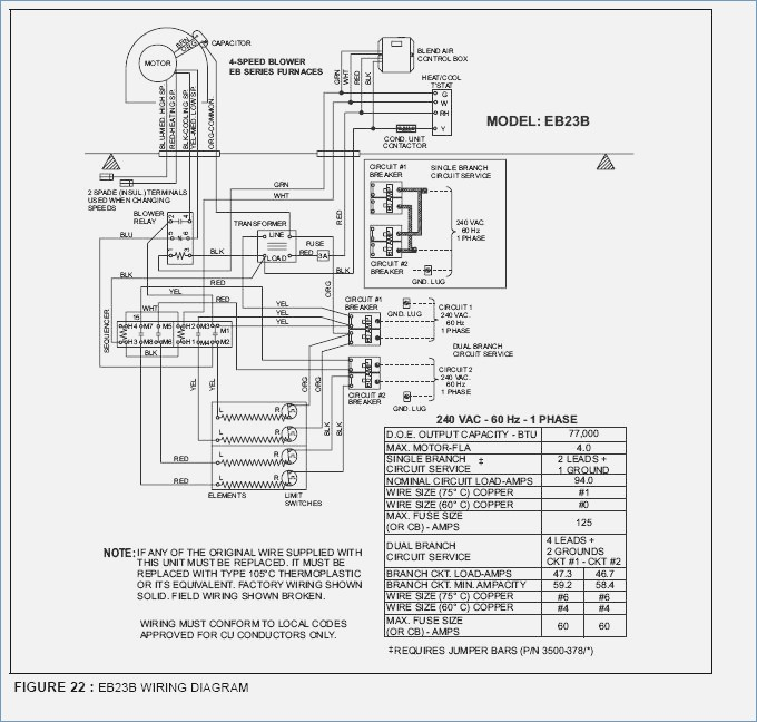 Coleman Evcon Furnace Wiring Diagram