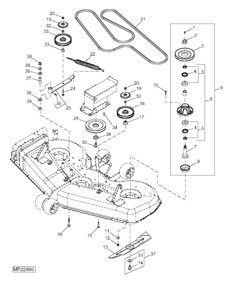 Cub Cadet Lt1045 Parts Diagram