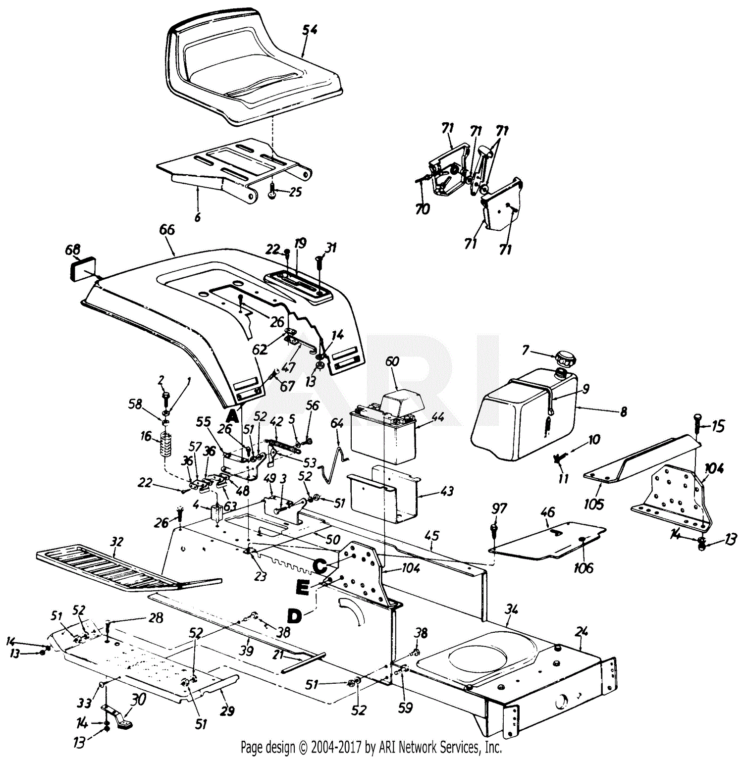 Cub Cadet Model 13apa1ct056 Wiring Diagram