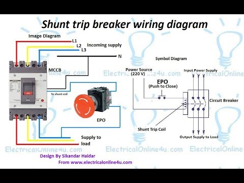 Cutler Hammer Shunt Trip Breaker Wiring Diagram