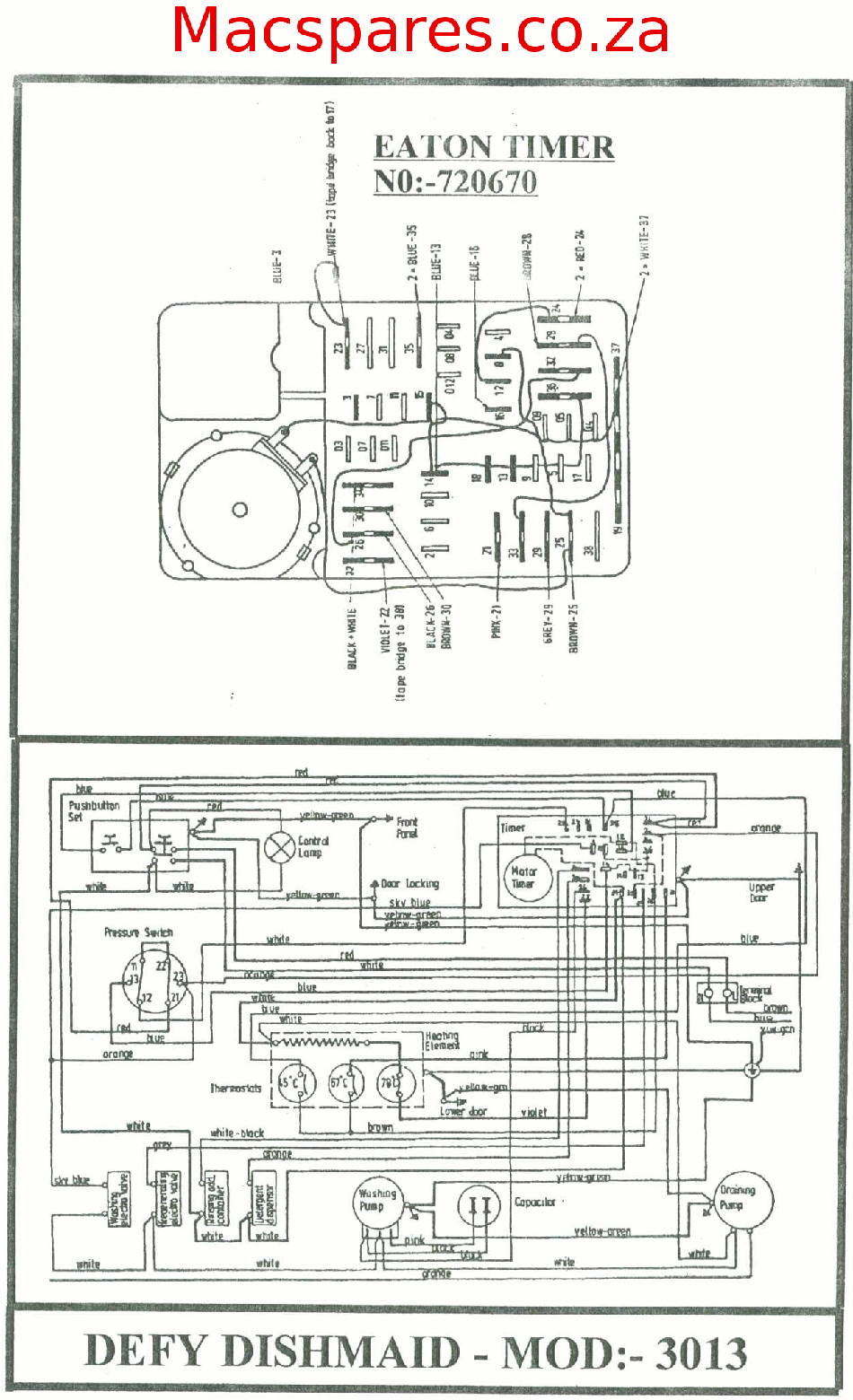 Defy Autodry Wiring Diagram