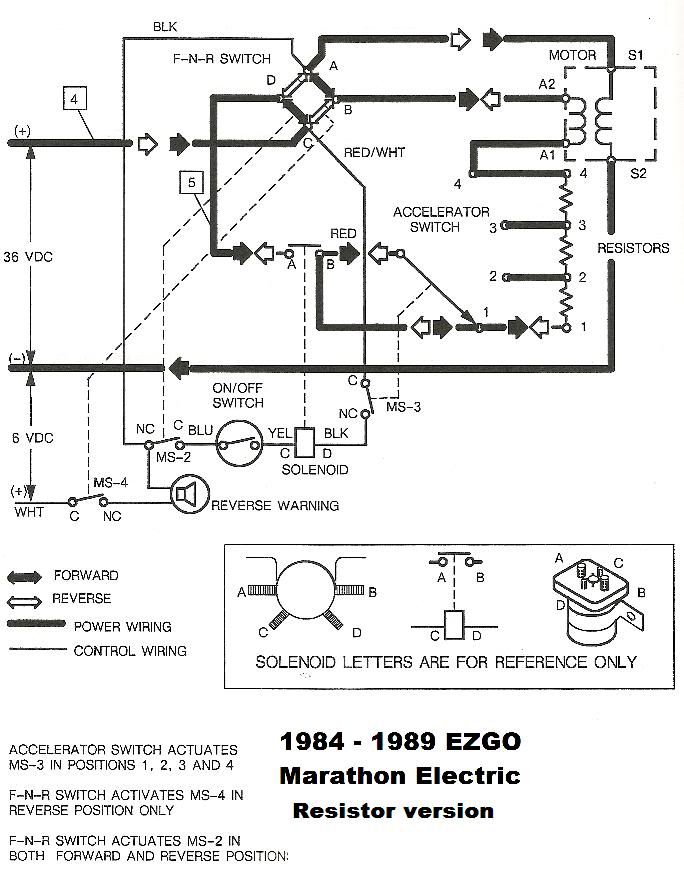 1992 Ezgo Marathon Wiring Diagram - Wiring Diagram