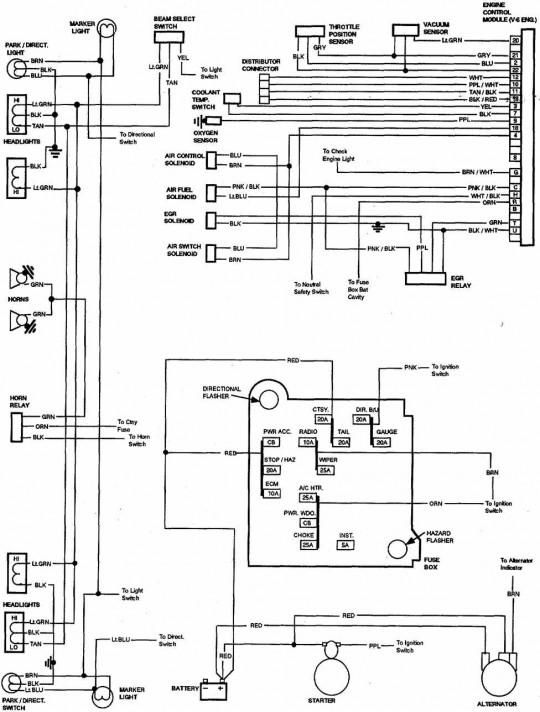 Free Wiring Diagram For 1974 C10 Fuse Box To Engine Coler Code