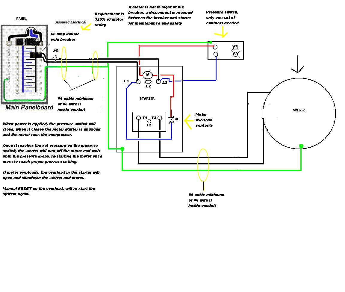 240 Volt Single Phase Motor Wiring Diagram from schematron.org