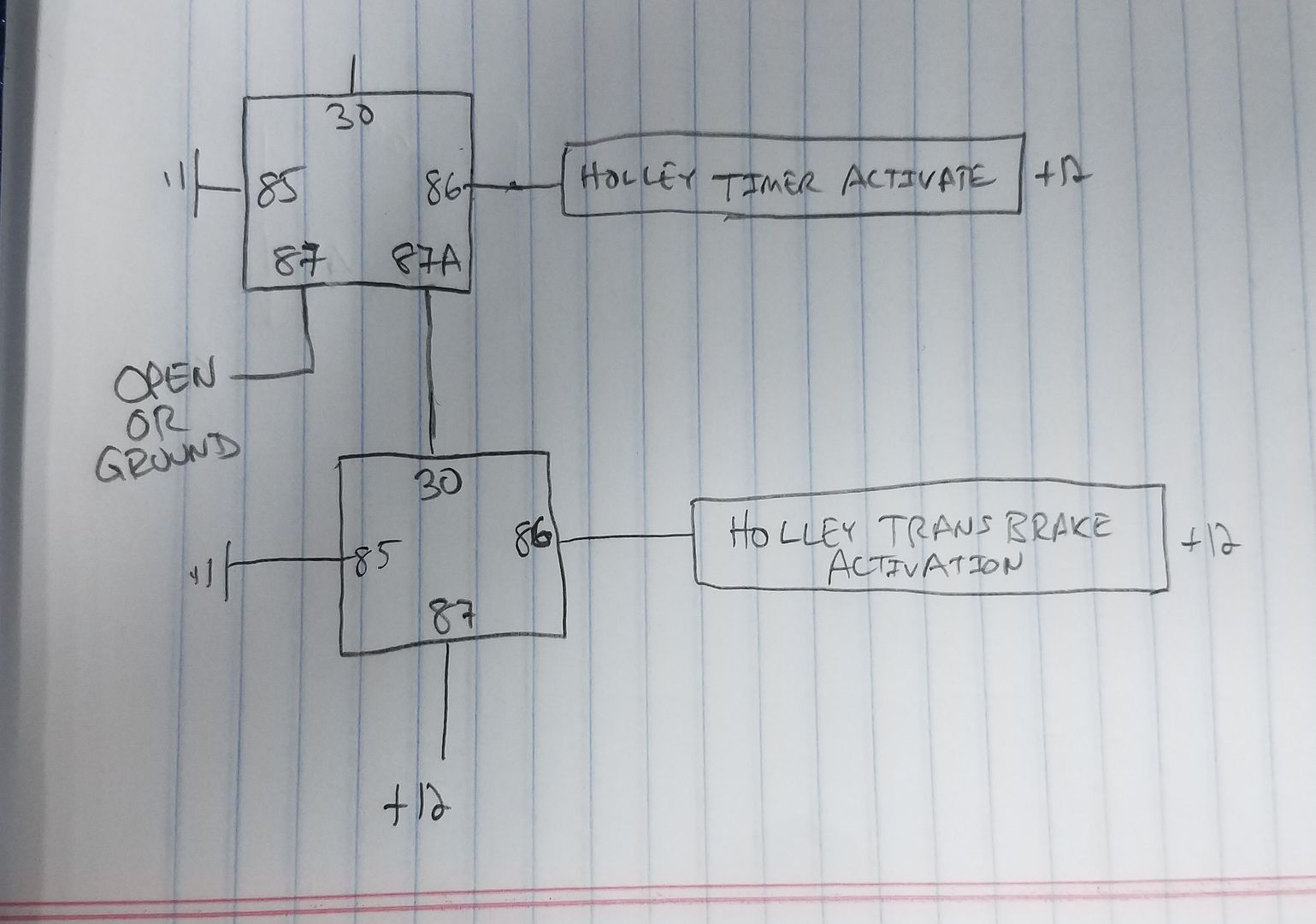 Holley Single Relay Transbrake Bump Wiring Diagram