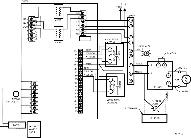 Honeywell Ra832a Wiring Diagram