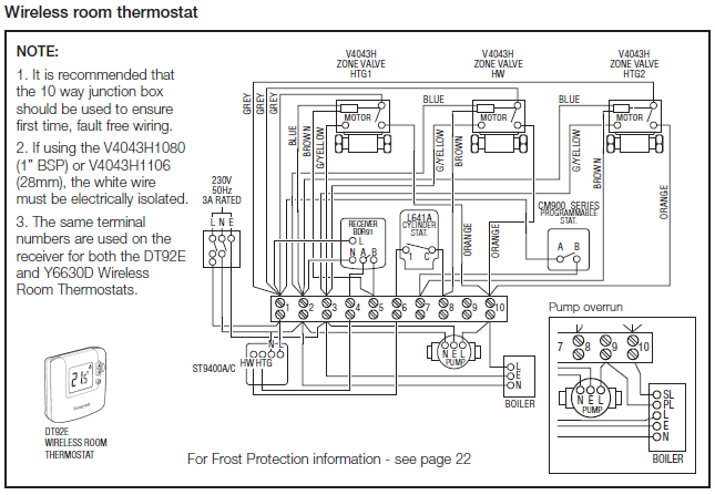 Honeywell S8610u Wiring Diagram