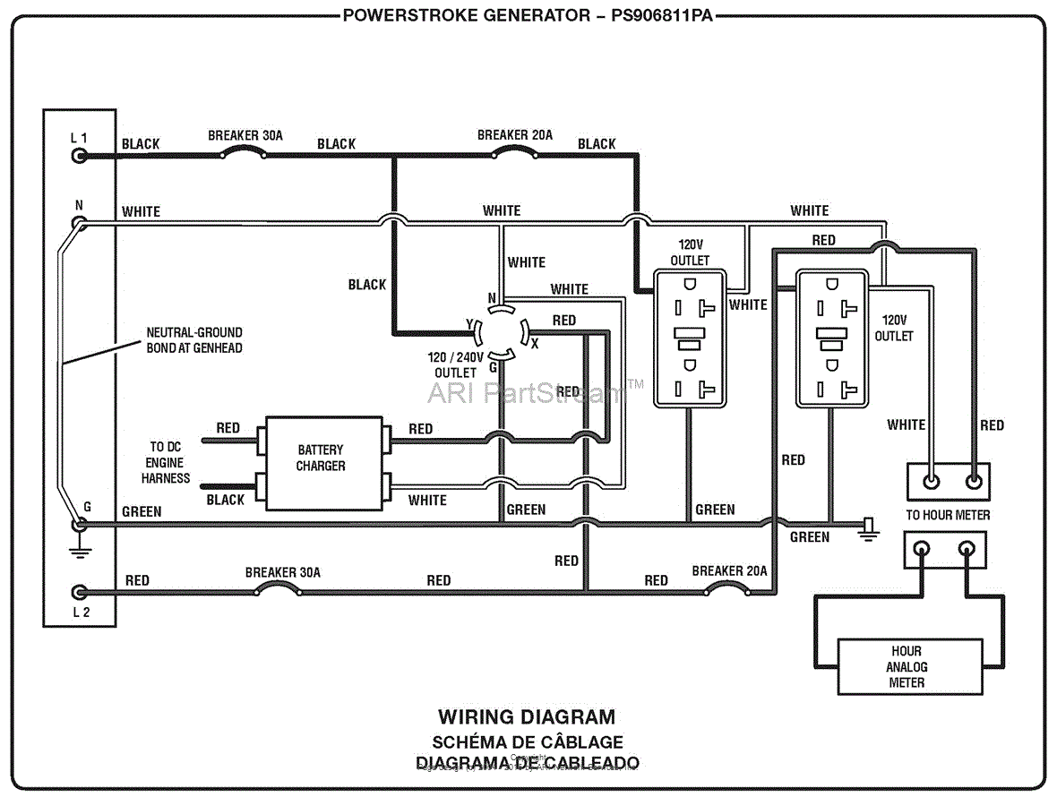John Deere Model D170 Wiring Diagram