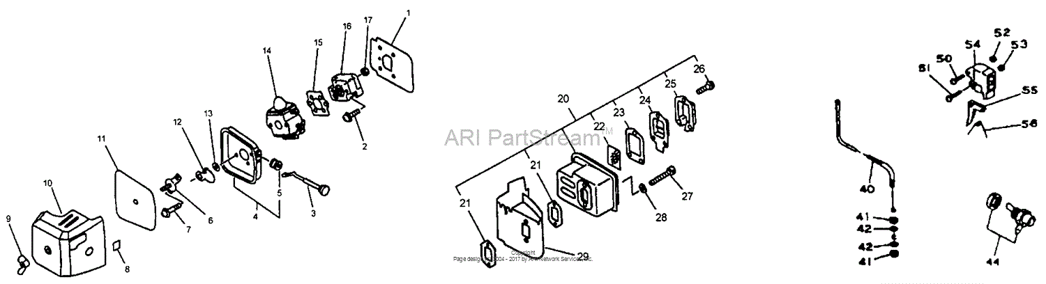 Mantis Tiller Parts Diagram