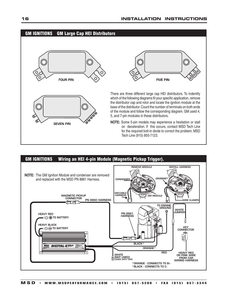 Msd Digital 6 Plus Wiring Diagram