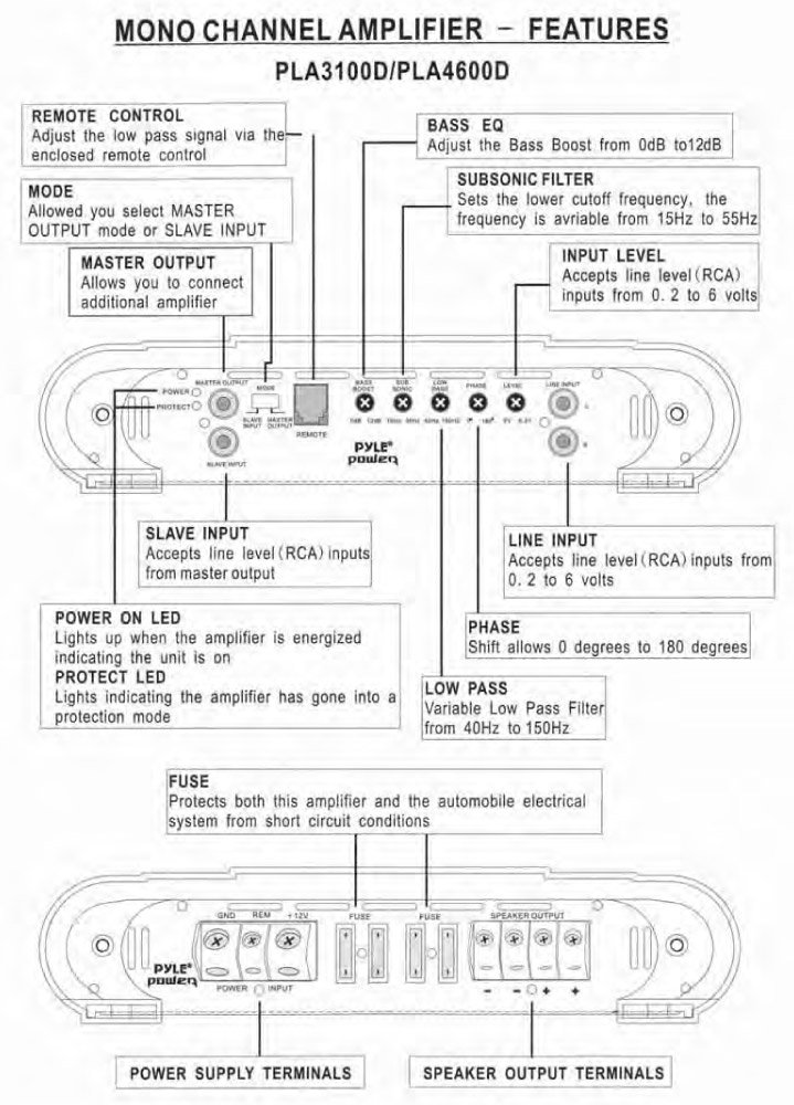 Power Acoustik Ptid 8920 Wiring Diagram