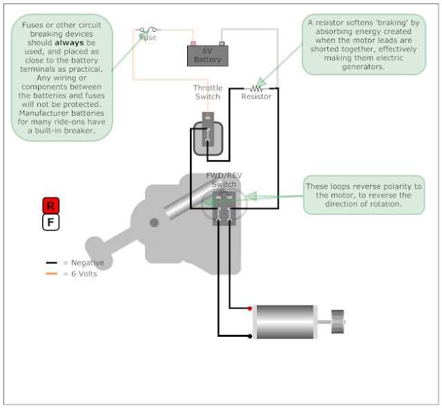 power wheels batteries in parallel