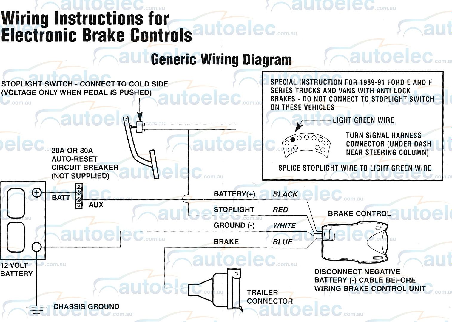 Primus Electric Brake Controller Wiring Diagram
