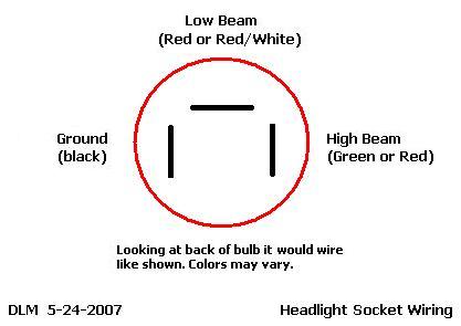 Sealed Beam Headlight Wiring Diagram