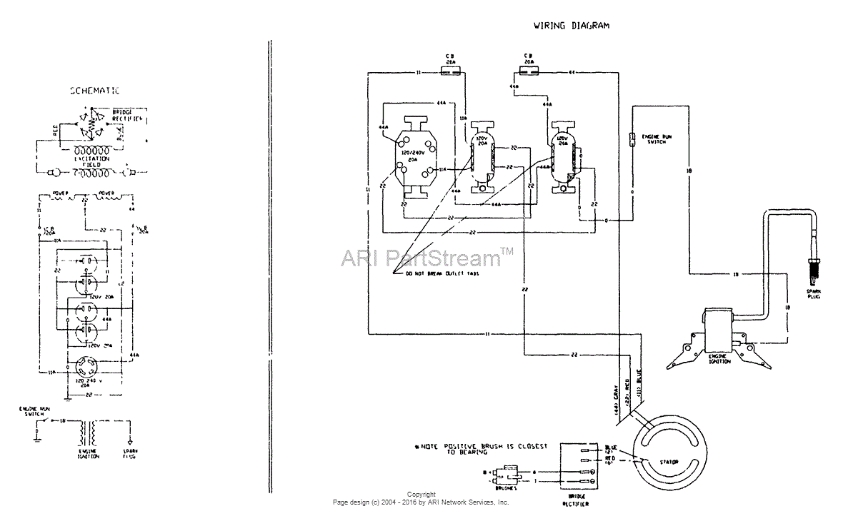 Sears 247204450 Tractor Wiring Diagram