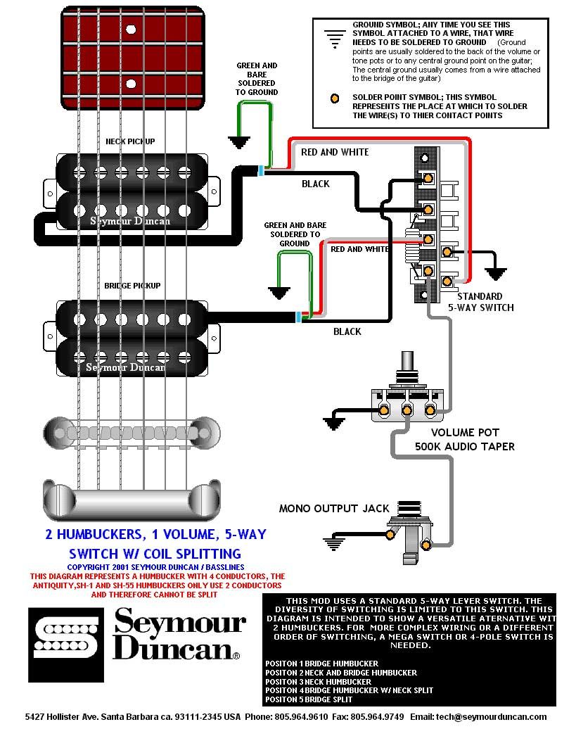 3 Wire Guitar Pickup Wiring Diagram from schematron.org