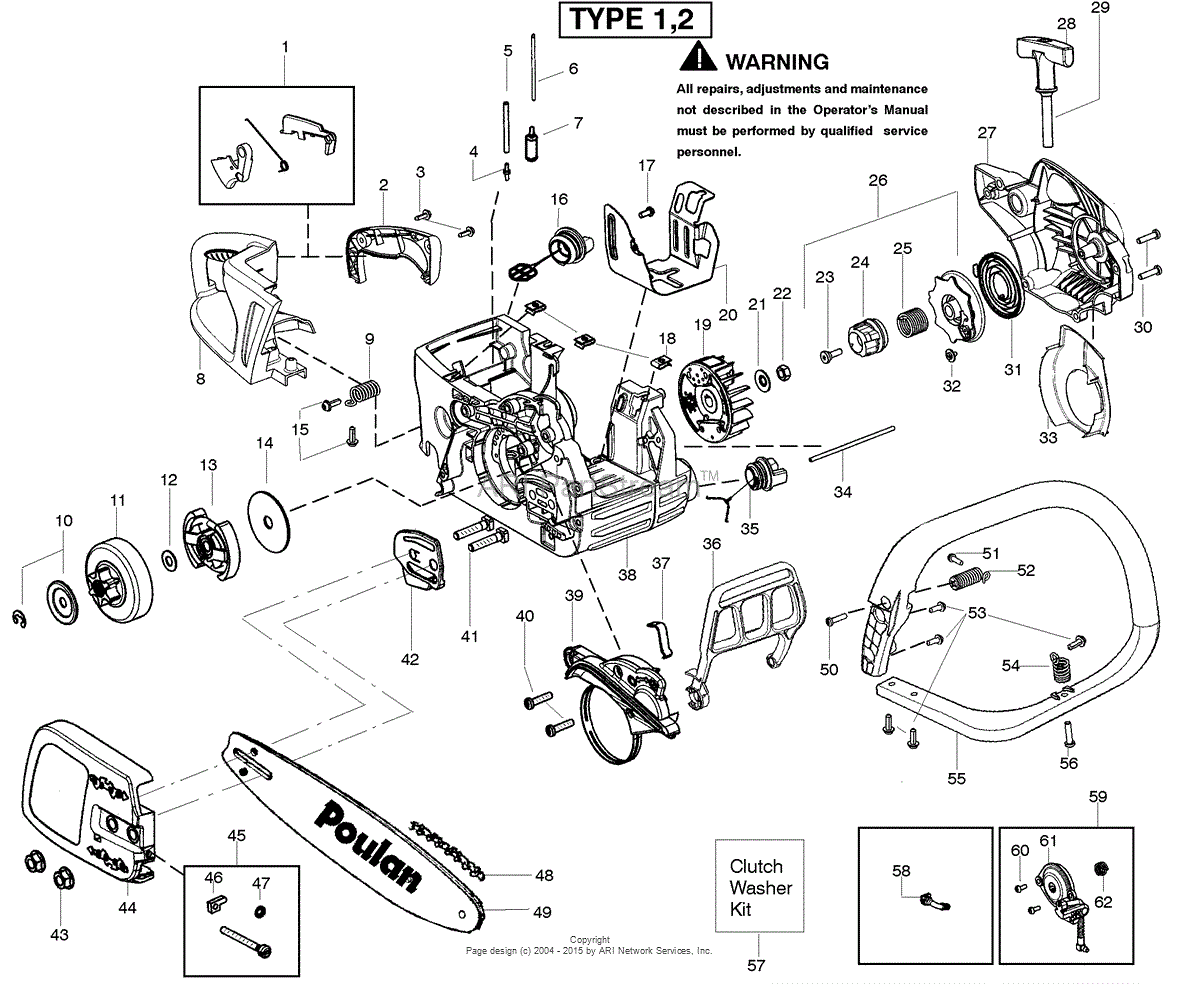 Stihl 041 Parts Manual