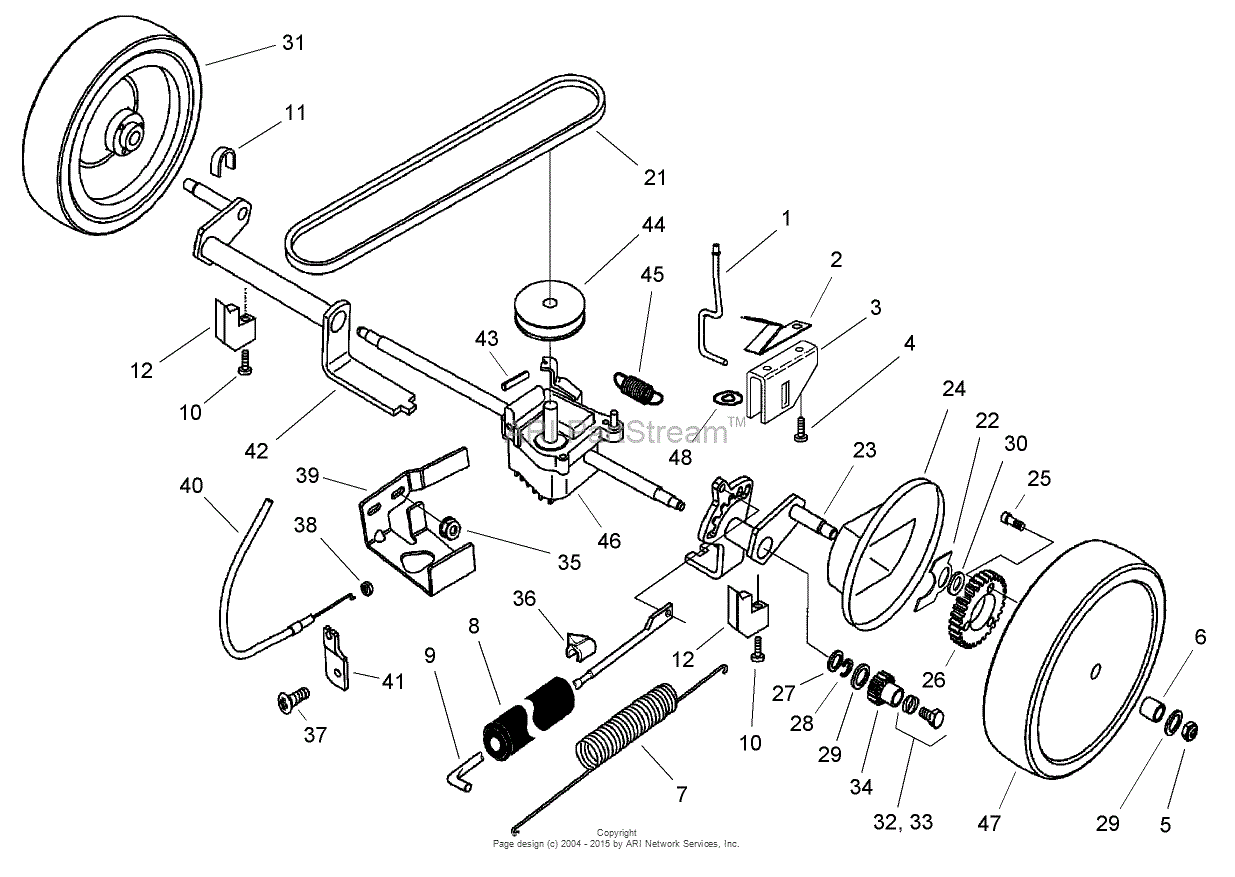 Toro Recycler Parts Diagram