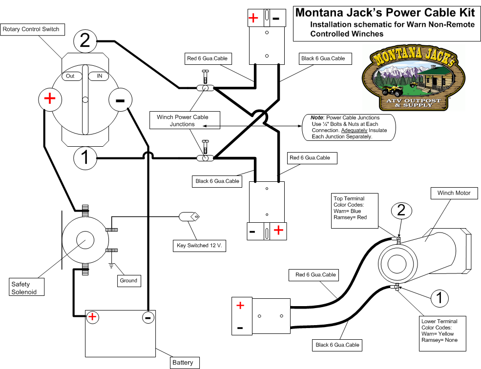 Warn A2000 Winch Wiring Diagram