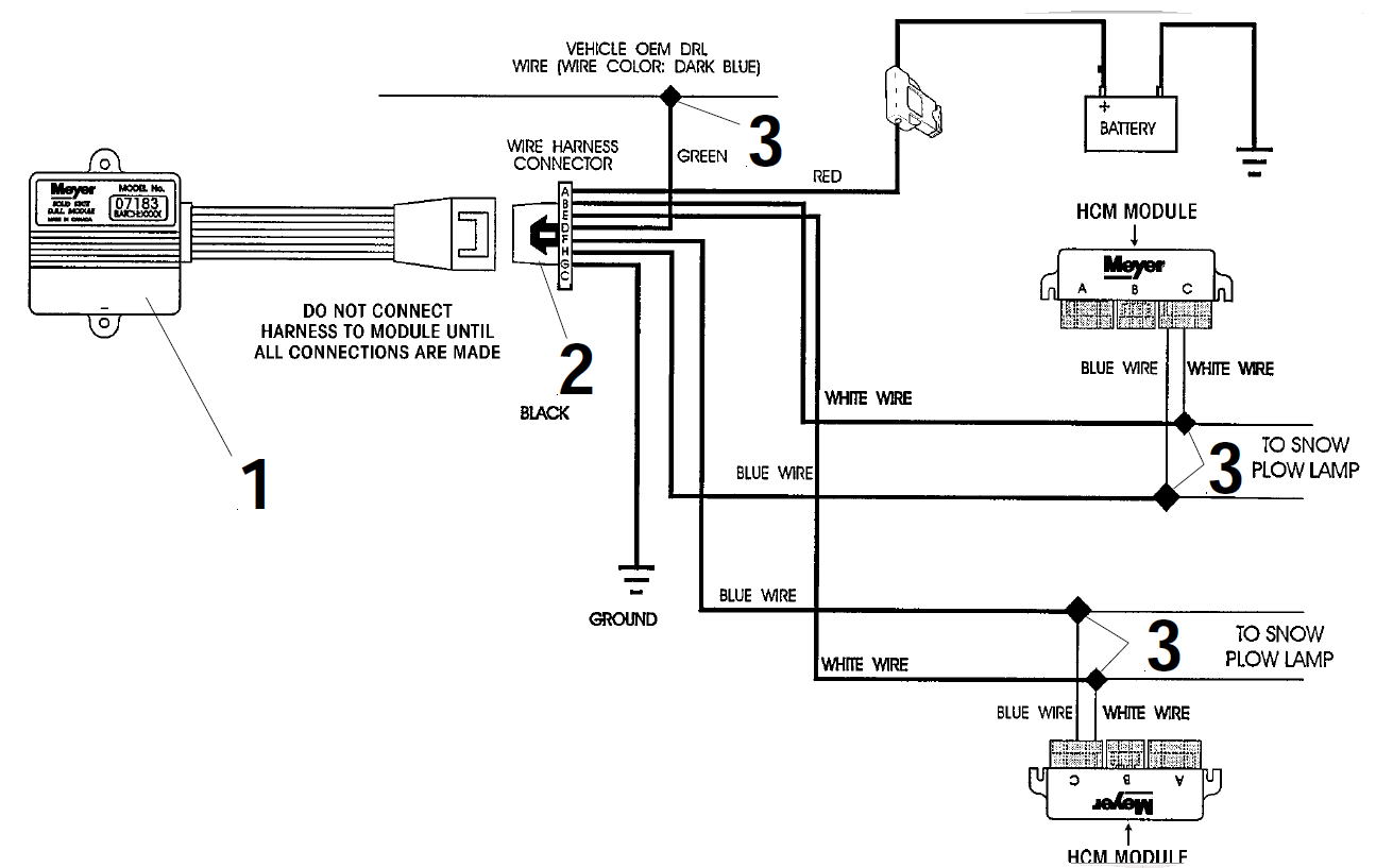 Western Plow Wiring Harness Diagram from schematron.org