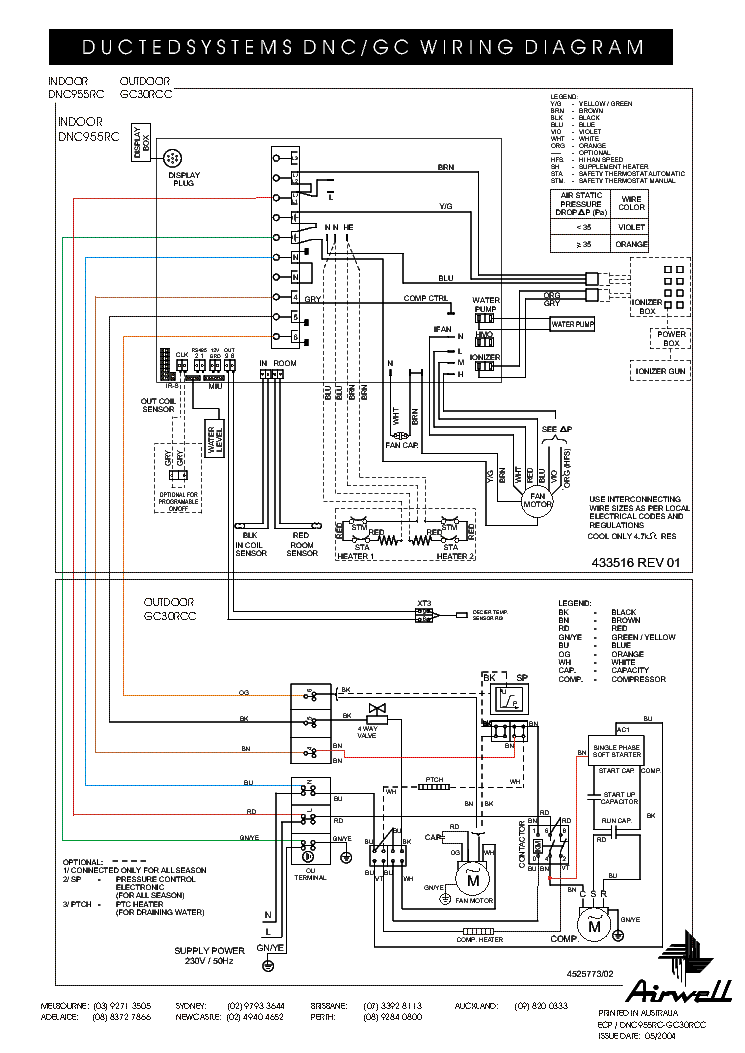 Wiring Diagram For A Ge Ro Airconditioner Model   Asw18dls1