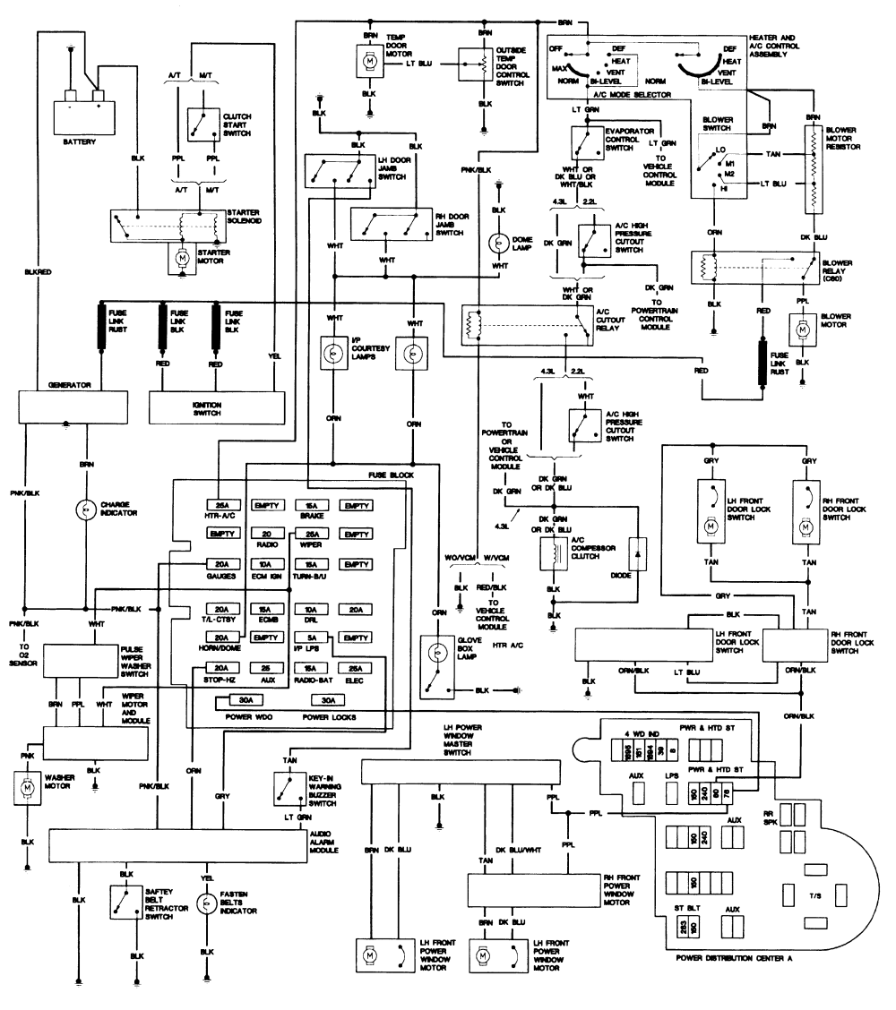 2000 Chevy S10 Radio Wiring Diagram from schematron.org