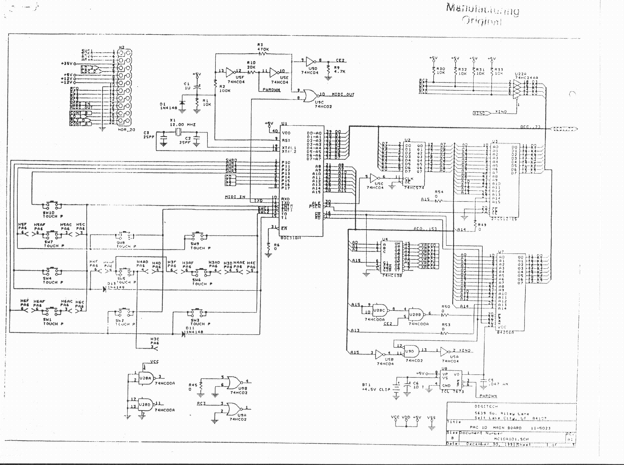 Wiring Diagram For Digitech Vocal 300