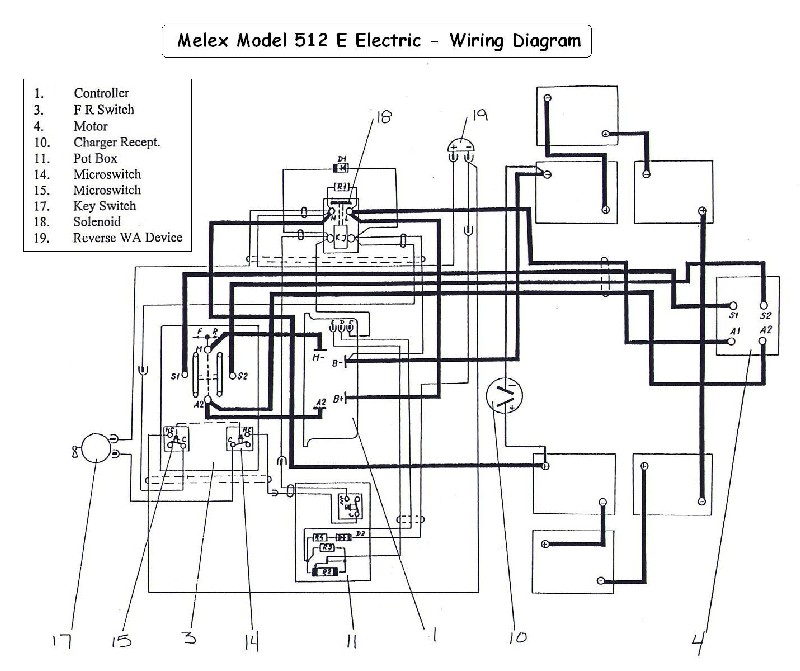 Wiring Diagram For Melex Model 252