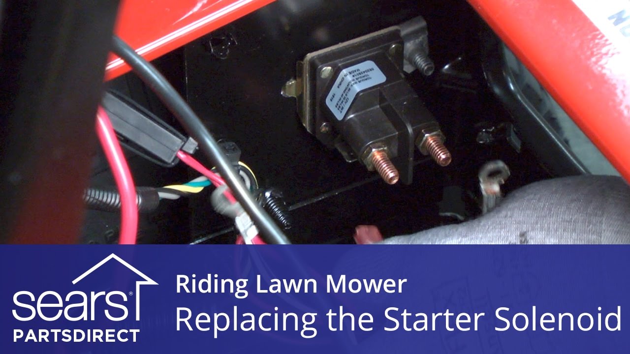 Wiring Diagram On An Old Murray Riding Mower From Solenoid