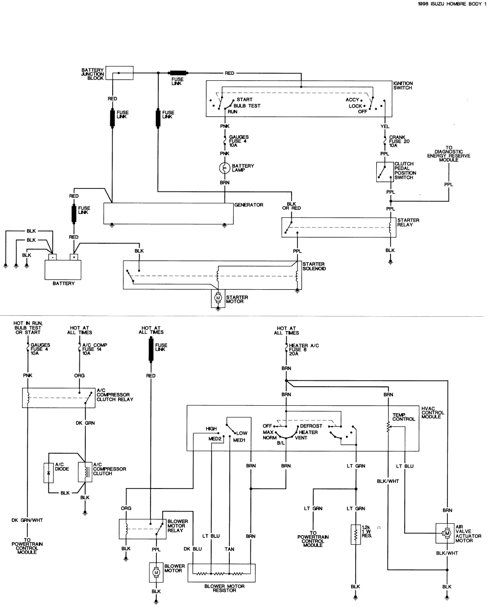 01 isuzu npr headligth wiring diagram